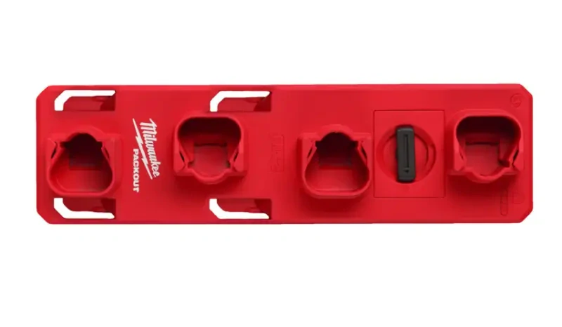 Skladovací polička - držák na akumulátory M12 Milwaukee Packout™ (MI4932480708)