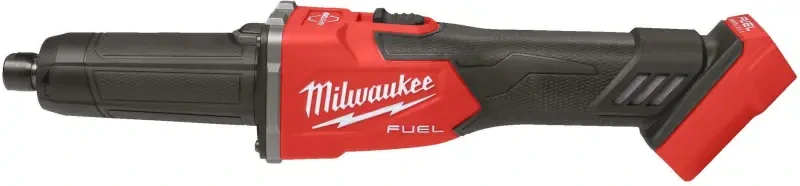 Aku přímá bruska Milwaukee M18 FDGRB-0X s posuvným spínačem, kleština 6 a 8 mm, bez aku, s kufrem, 4933480953