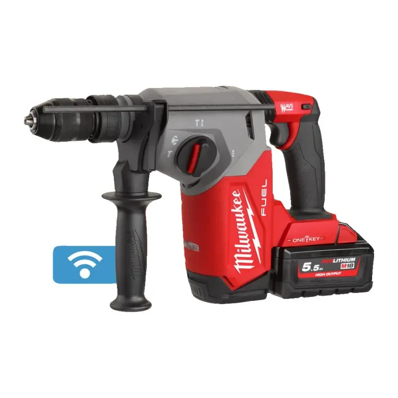 Aku kombinované kladivo SDS-plus Milwaukee M18 ONEFHX-552X Fixtec (5,5 Ah) (MI4933478504)