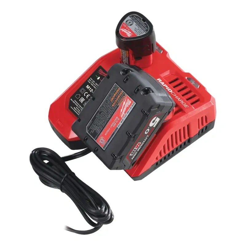 Aku nabíječka Milwaukee M12-18 FC, slot M12 a M18, rychlonabíječka RAPIDCHARGER, 4932451079