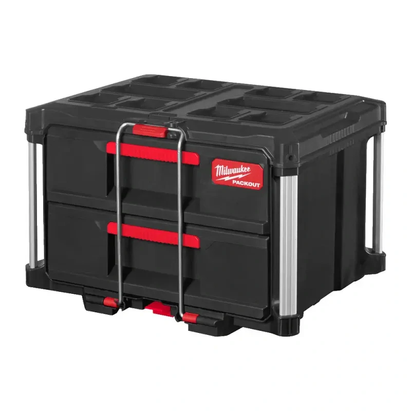 Milwaukee 4932472129 - Kompaktní systémový organizér Packout™ box se 2 zásuvkami (MI4932472129)