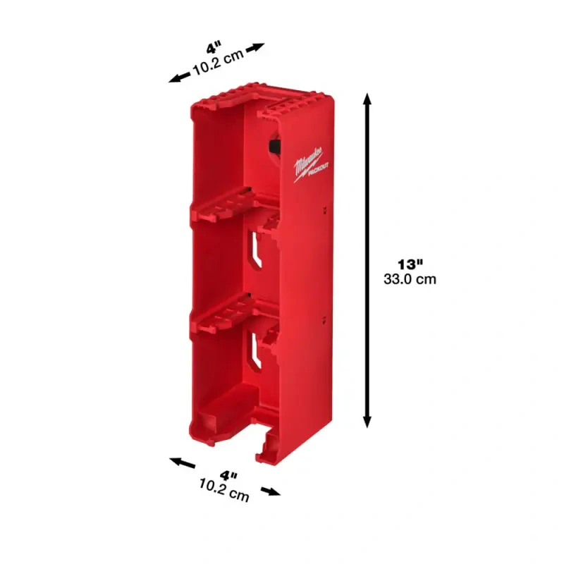 Skladovací polička - držák na akumulátory M18 Milwaukee Packout™ (MI4932480709)