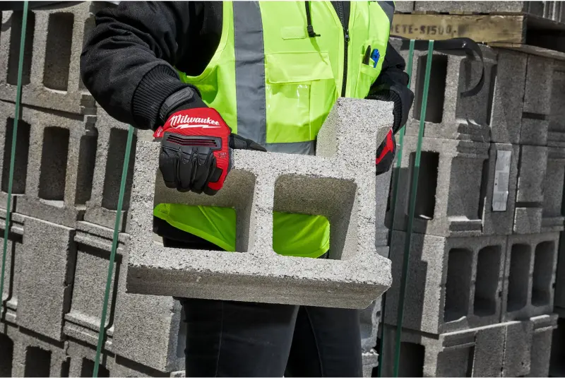Pracovní zimní demoliční rukavice Milwaukee DEMOLITION, velikost 10 (XL), 1 pár, 4932479568