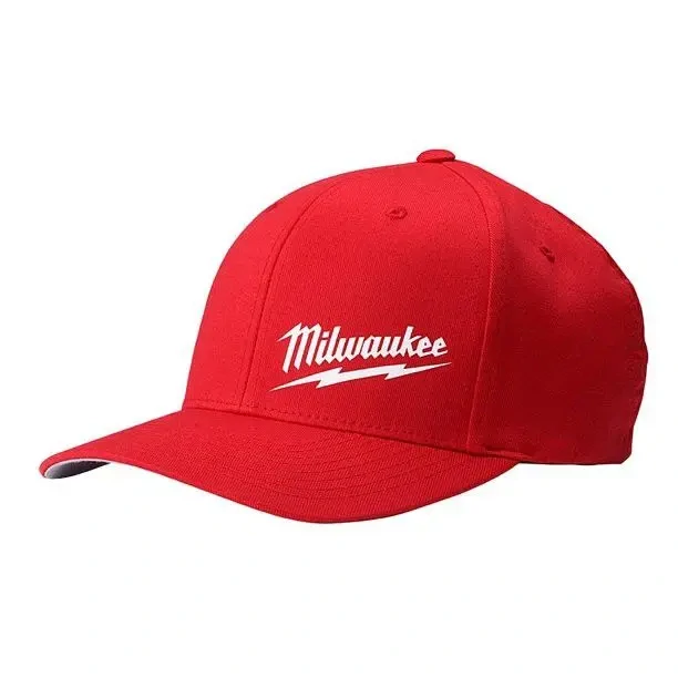 Kšiltovka Milwaukee Flexfit BCS RD SM, velikost S/M, barva červená, 4932493099