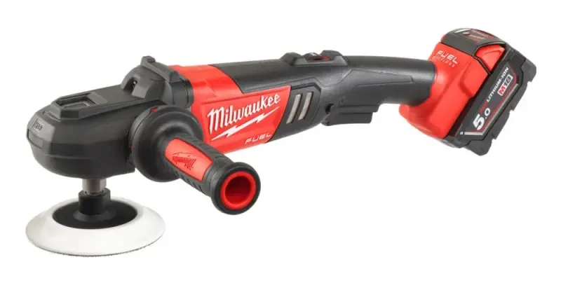 Aku leštička Milwaukee M18 FAP180-502X, leštící bruska 180 mm, 2x aku M18 B5 + nabíječka M12-18 FC, 4933451550 (MI4933451550)
