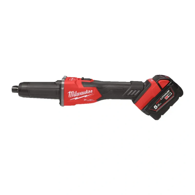 Aku přímá bruska Milwaukee M18 FDGRB-502X s posuvným spínačem, kleština 6 a 8 mm, 2x aku M18 B5 + M12-18 FC + kufr, 4933480954
