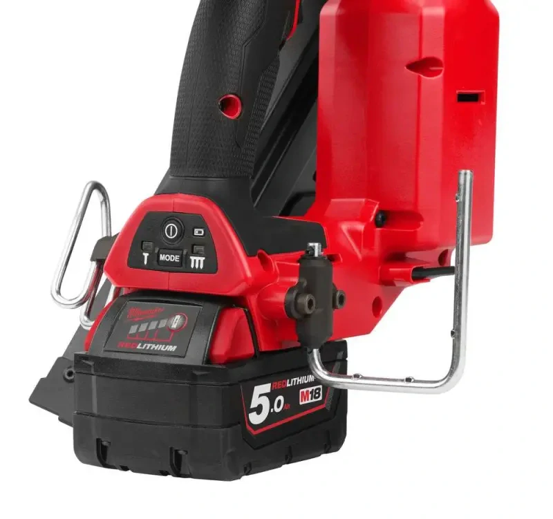 Aku hřebíkovačka Milwaukee M18 FFN-502C na kotevní hřebíky (hřebíky 50-90 mm / 30°-34°), 2x Aku M18 B5 + nabíječka M12-18 FC, 4933471404 (MI4933471404)