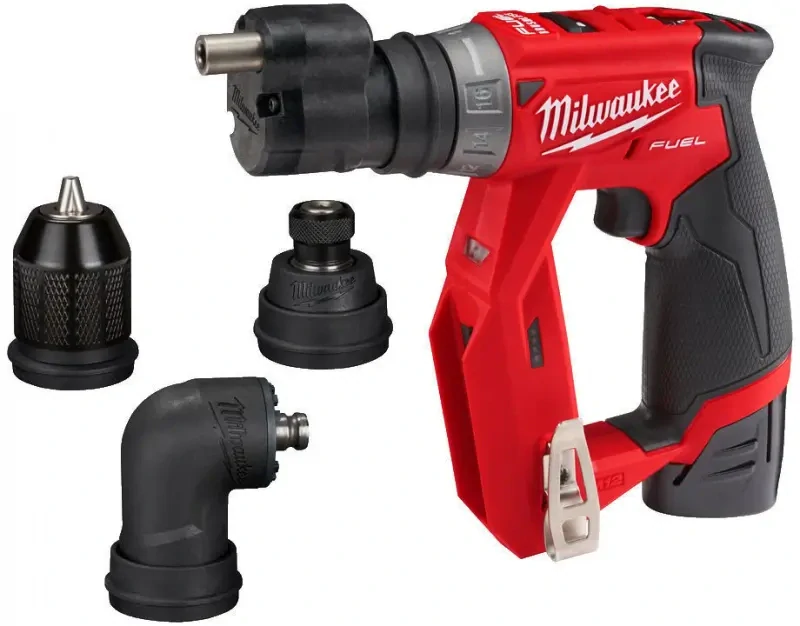 Aku vrtací šroubovák s vyměnitelnými nástavci Milwaukee M12 FDDXKIT-202X 4933464979 (MI4933464979)