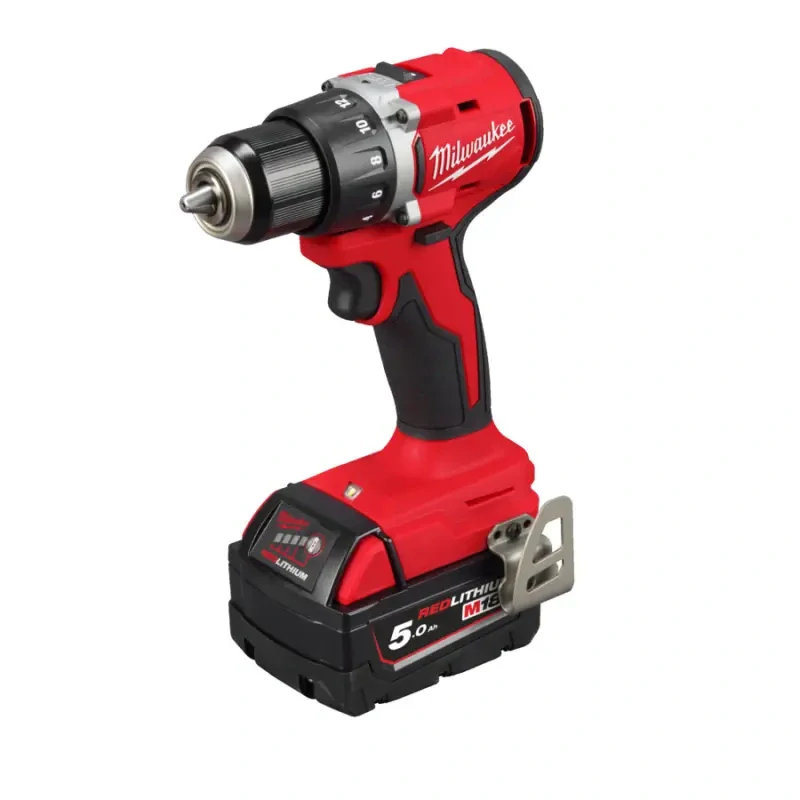Aku kompaktní bezuhlíkový vrtací šroubovák Milwaukee M18 BLDDRC-502C (5,0 Ah) (MI4933492835)