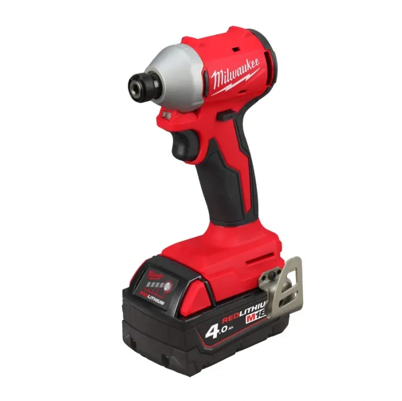 Aku 1/4" HEX rázový šroubovák/utahovák Milwaukee M18 BLIDRC-402C, 190 Nm, 2x aku M18 B4 + M12-18 C, 4933492840