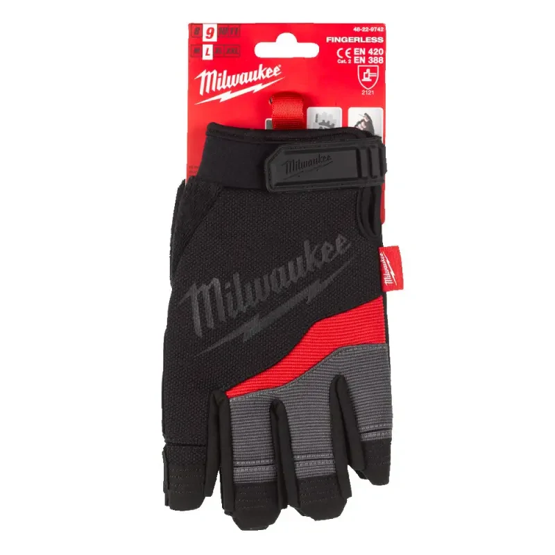 Pracovní rukavice bez prstů Milwaukee FINGERLESS, velikost 11 (XXL), 1 pár, 48229744