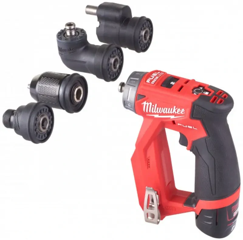 Aku vrtací šroubovák s vyměnitelnými nástavci Milwaukee M12 FDDXKIT-202X 4933464979 (MI4933464979)