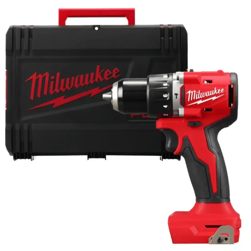 Aku vrtačka s příkleme Milwaukee M18 BLPDRC-0X, sklíčidlo 13 mm, bez aku, s kufrem, 4933492821