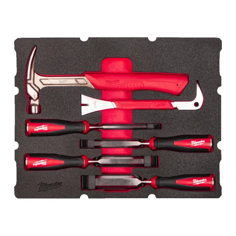 PACKOUT™ pěnová vložka s VDE nářadím pro práci se dřevem Milwaukee 4932493641 (Sada 6 dílů) (MI4932493641)