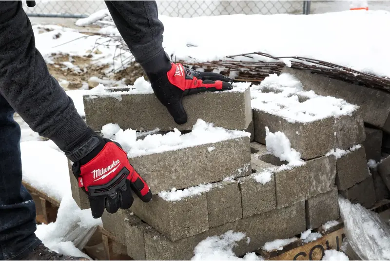 Pracovní zimní demoliční rukavice Milwaukee DEMOLITION, velikost 12 (XXXL), 1 pár, 4932480976