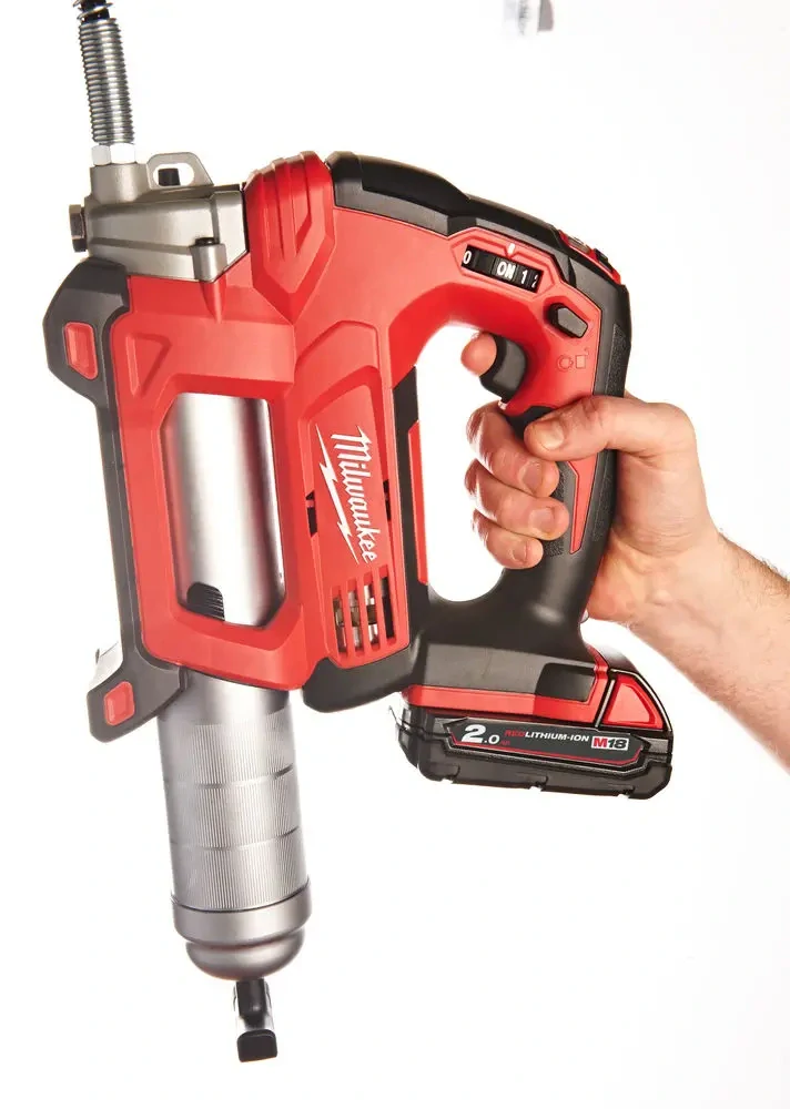 Aku tlaková mazací pistole Milwaukee M18 GG-201C, 1x aku M18 B2 + nabíječka M12-18 C, 4933440490 (MI4933440490)