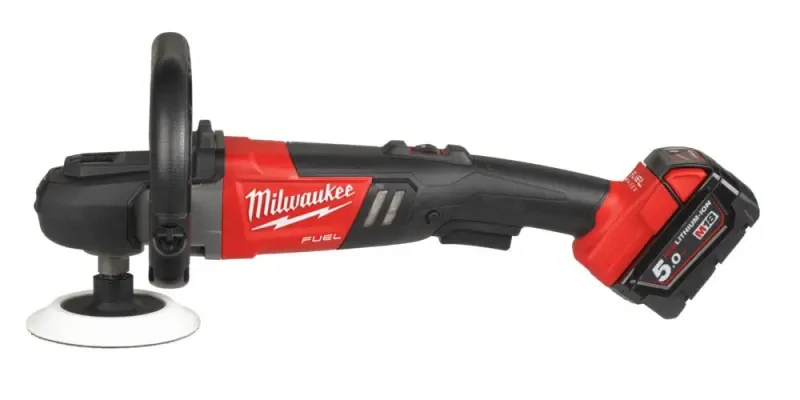 Aku leštička Milwaukee M18 FAP180-502X, leštící bruska 180 mm, 2x aku M18 B5 + nabíječka M12-18 FC, 4933451550 (MI4933451550)