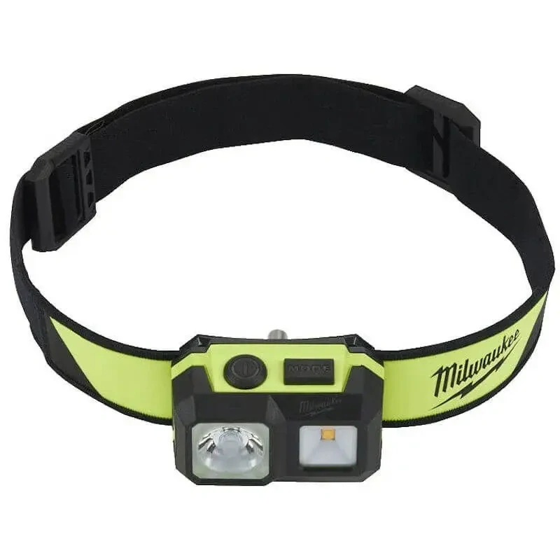 Aku čelová svítilna/lampa Milwaukee ISHL-LED, 310 lm, TRUEVIEW LED osvětlení do výbušného prostřední (Ex), bezpečnostní, 3x baterie AAA, 4933478112 (MI493347811