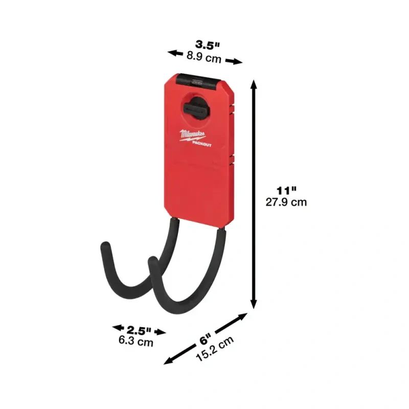 Závěsný háček - univerzální zahnutý Milwaukee Packout™ (MI4932480701)