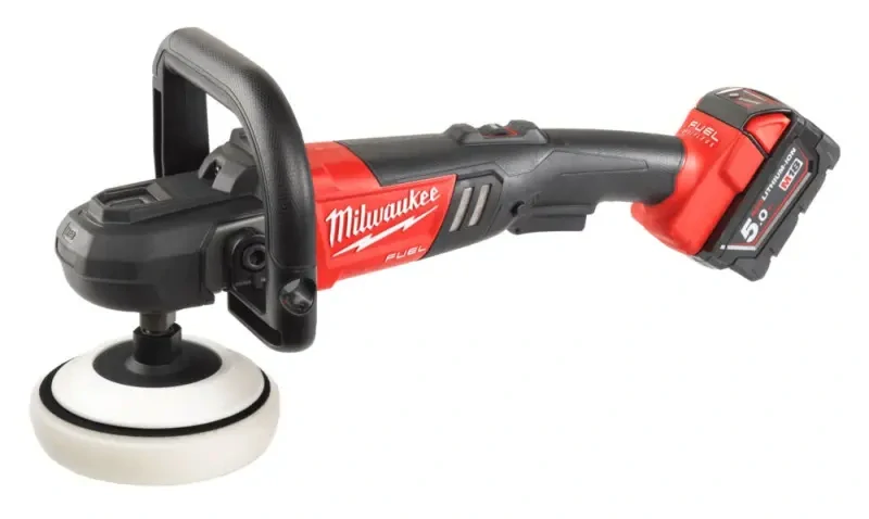 Aku leštička Milwaukee M18 FAP180-502X, leštící bruska 180 mm, 2x aku M18 B5 + nabíječka M12-18 FC, 4933451550 (MI4933451550)