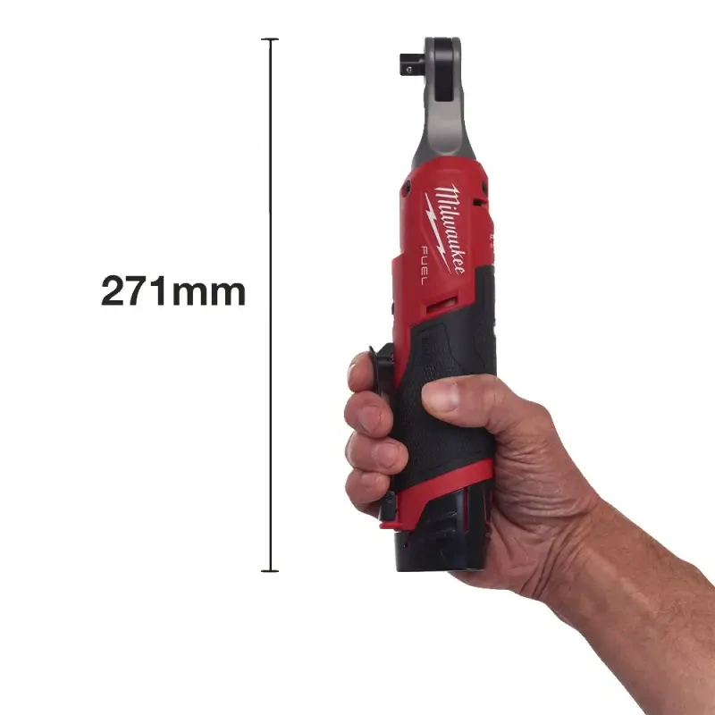 Aku 3/8" ráčnový utahovák Milwaukee M12 FHIR38-0, 47 Nm, vysokorychlostní kompaktní ráčna, bez aku, 4933478172