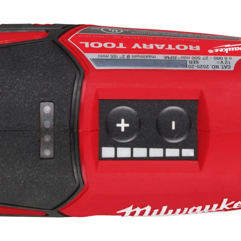 Aku přímá bruska Milwaukee M12 BLROT-0, pro stopkové nástroje 0,8 - 3,2 mm, bez aku, 4933493591