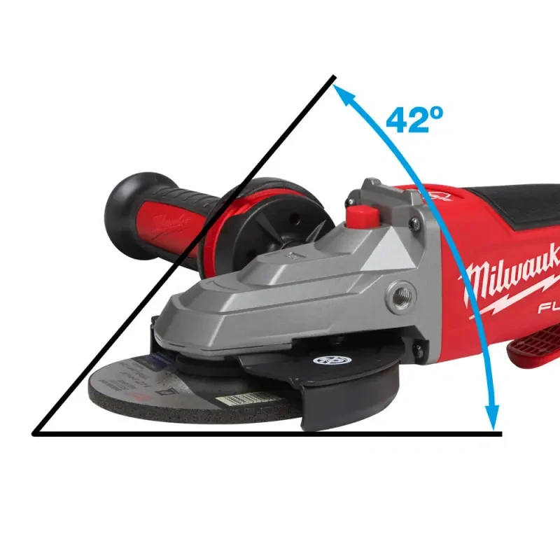 Aku úhlová bruska 125 mm Milwaukee M18 FSAGF125XPDB-0X snížená hlava převodovky s kolébkovým spínačem, bez Aku, 4933478439 (MI4933478439)