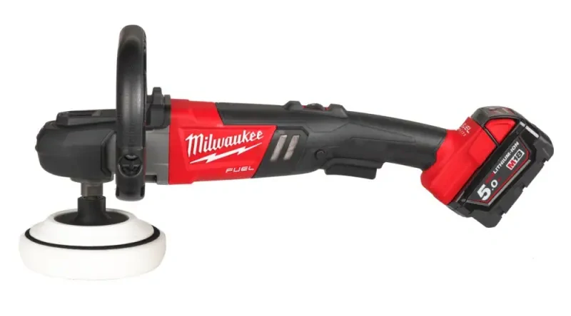 Aku leštička Milwaukee M18 FAP180-502X, leštící bruska 180 mm, 2x aku M18 B5 + nabíječka M12-18 FC, 4933451550 (MI4933451550)