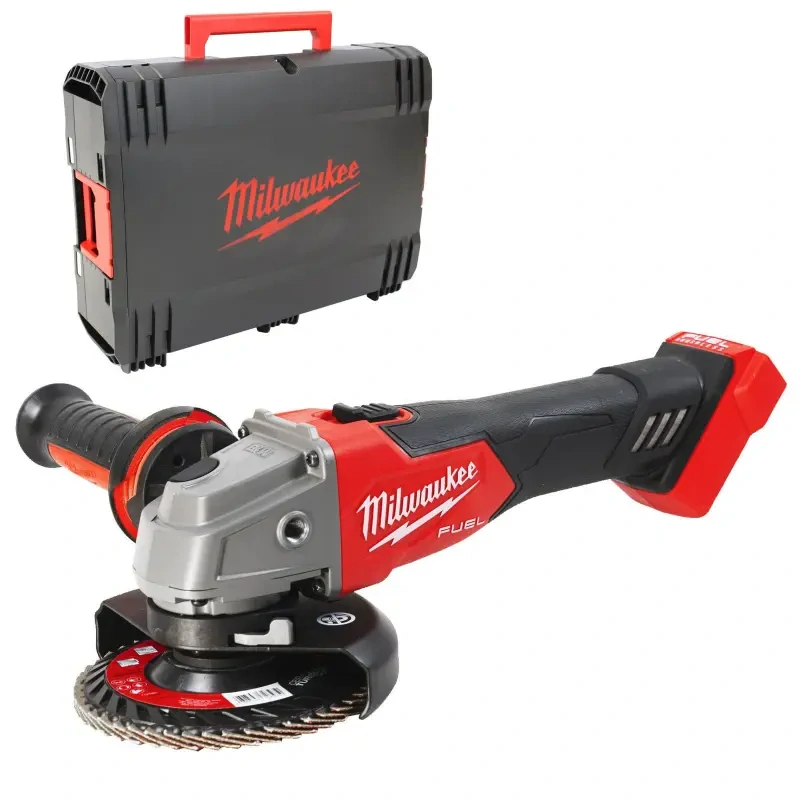 Aku úhlová bruska 125 mm Milwaukee M18 FSAG125X-0X s posuvným spínačem, bez Aku, 4933478428