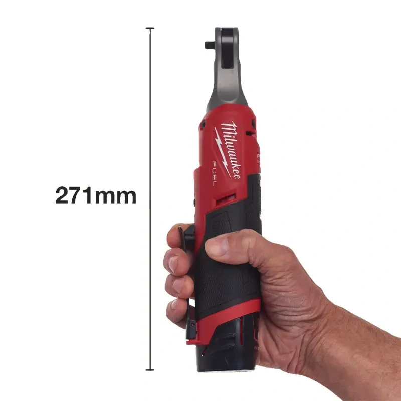 Aku 1/4" ráčnový utahovák Milwaukee M12 FHIR14-0, 47 Nm, vysokorychlostní kompaktní ráčna, bez aku, 4933478171