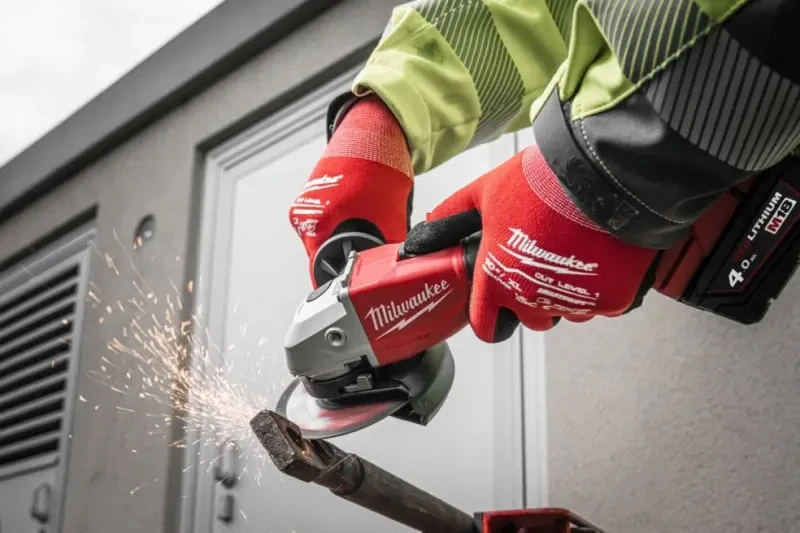Aku úhlová bruska 125 mm Milwaukee M18 BLSAG125X-0 s posuvným spínačem, bez Aku, 4933492643 (MI4933492643)