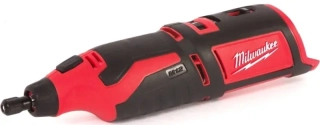 Aku přímá bruska Milwaukee M12 C12 RT-0, pro stopkové nástroje 0,8 - 3,2 mm, bez Aku, 4933493591 (MI4933427183)