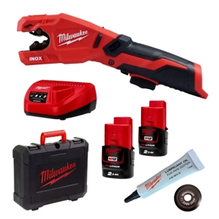 Aku řezák na nerezové trubky Milwaukee RAPTOR™ M12™ PCSS-202C (2,0 Ah) (MI4933479242)