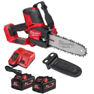 Aku řetězová prořezávací pila Milwaukee M18 FHS20-552, FUEL HATCHET, lišta 20 cm, 2x Aku M18 HB5.5 + nabíječka M12-18 FC, 4933480118 (MI4933480118)