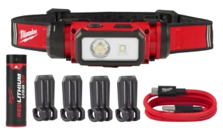 Aku čelová svítilna/lampa Milwaukee L4 HL2-301, 600 lm, TRUEVIEW LED osvětlení, 1x aku L4 B3, 4933479963