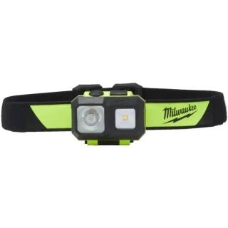 Aku čelová svítilna/lampa Milwaukee ISHL-LED, 310 lm, TRUEVIEW LED osvětlení do výbušného prostřední (Ex), bezpečnostní, 3x baterie AAA, 4933478112 (MI493347811