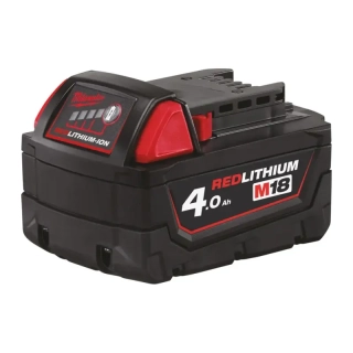 Akumulátor Milwaukee M18 B4 (18 V / 4,0 Ah), REDLITHIUM, 4932430063
