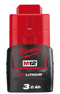 Akumulátor Milwaukee M12 B3 (12 V / 3,0 Ah), REDLITHIUM, 4932451388