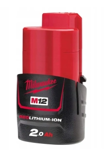 Akumulátor Milwaukee M12 B2 (12 V / 2,0 Ah), REDLITHIUM, 4932430064