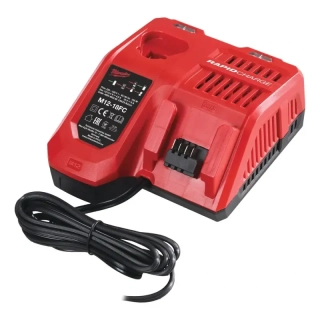Aku nabíječka Milwaukee M12-18 FC, slot M12 a M18, rychlonabíječka RAPIDCHARGER, 4932451079
