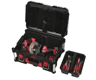 Milwaukee 4932464079 - Large Box, velký organizér Packout™ s boxy (MI4932464079)