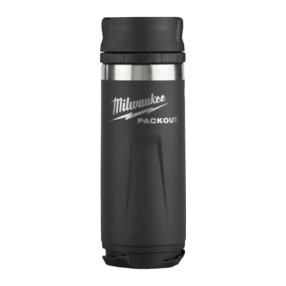 Láhev Milwaukee PACKOUT™ Sip Lid s víčkem černá 532 ml, 4932493474 (MI4932493474)