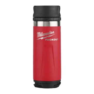 Láhev Milwaukee PACKOUT™ Sip Lid s víčkem červená 532 ml, 4932493473 (MI4932493473)