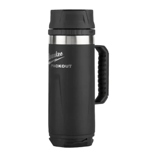 Hrnek Milwaukee PACKOUT™ s madlem a víčkem černá 532 ml, 4932493472 (MI4932493472)