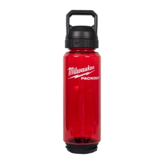 Láhev Milwaukee PACKOUT™ s víčkem červená 1 005 ml, 4932498637 (MI4932498637)