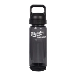 Láhev Milwaukee PACKOUT™ s víčkem černá 740 ml, 4932498639 (MI4932498639)