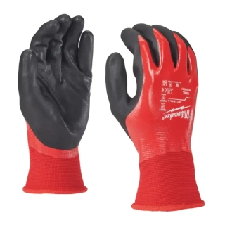 Pracovní rukavice Milwaukee FULLY DIP, ochrana proti proříznutí A, velikost 9 (L), 1 pár, 4932493220