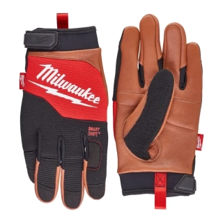 Pracovní rukavice Milwaukee HYBRID LEATHER, hybridní kožené, velikost 11 (XXL), 1 pár, 4932471915