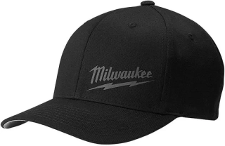 Kšiltovka Milwaukee Flexfit BCS BL SM, velikost S/M, barva černá, 4932493095