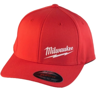 Kšiltovka Milwaukee Flexfit BCS RD LXL, velikost L/XL, barva červená, 4932493100